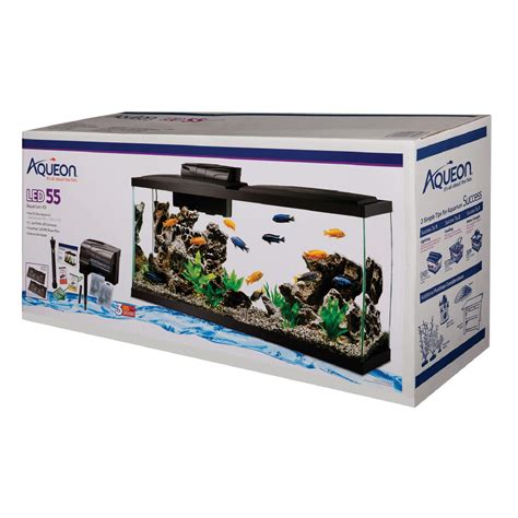 55 gallon fish tank|Complete LED Aquarium Kit 55 Gal .